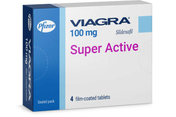 Viagra Super Active 100mg 20 pastillas